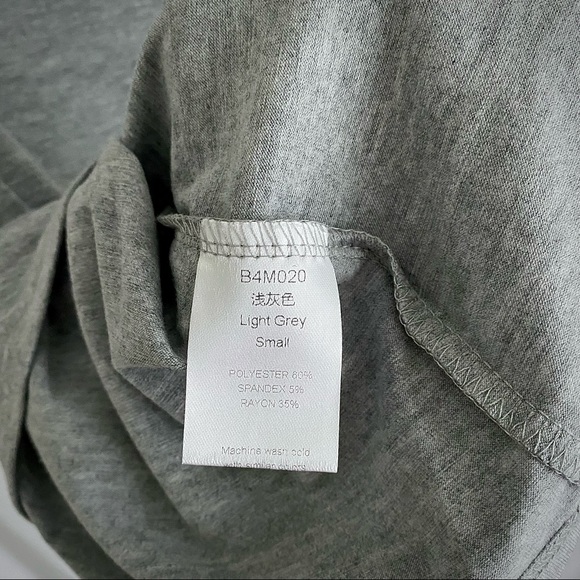 Grey Button Tee - Picture 3 of 3